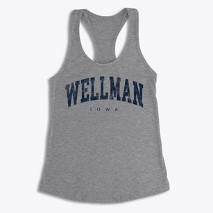Wellman Iowa Urban Vibe Women's Racerback Tank