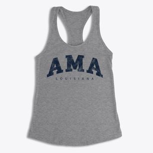 Ama Louisiana Urban Vibe Women's Racerback Tank