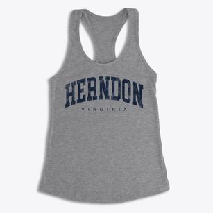 Herndon Virginia Urban Vibe Women's Racerback Tank