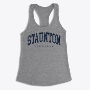 Staunton Virginia Urban Vibe Women's Racerback Tank