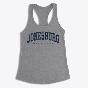 Jonesburg Missouri Urban Vibe Women's Racerback Tank