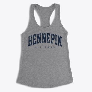 Hennepin Illinois Urban Vibe Women's Racerback Tank