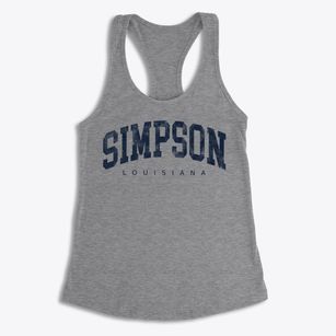 Simpson Louisiana Urban Vibe Women's Racerback Tank