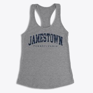Jamestown Pennsylvania Urban Vibe Women's Racerback Tank