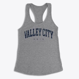 Valley City Ohio Urban Vibe Women's Racerback Tank