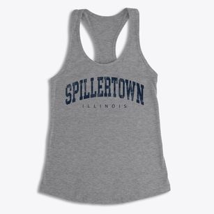 Spillertown Illinois Urban Vibe Women's Racerback Tank