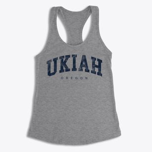 Ukiah Oregon Urban Vibe Women's Racerback Tank