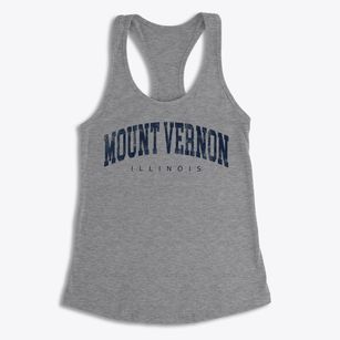 Mount Vernon Illinois Urban Vibe Women's Racerback Tank