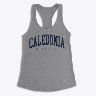 Caledonia Missouri Urban Vibe Women's Racerback Tank