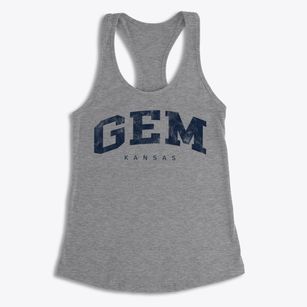 Gem Kansas Urban Vibe Women's Racerback Tank