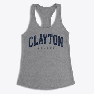 Clayton Kansas Urban Vibe Women's Racerback Tank