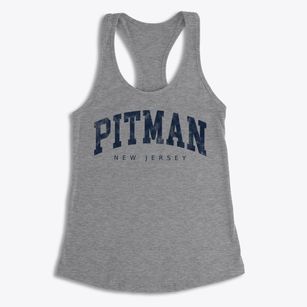 Pitman New Jersey Urban Vibe Women's Racerback Tank
