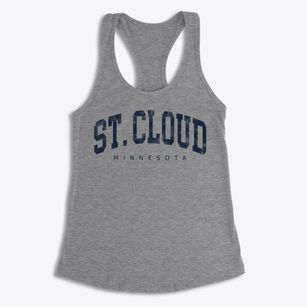 St. Cloud Minnesota Urban Vibe Women's Racerback Tank