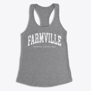 Farmville North Carolina Urban Vibe Women's Racerback Tank