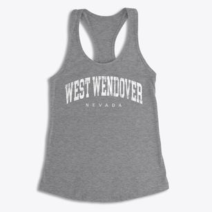 West Wendover Nevada Urban Vibe Women's Racerback Tank