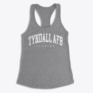 Tyndall Afb Florida Urban Vibe Women's Racerback Tank