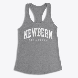 Newbern Tennessee Urban Vibe Women's Racerback Tank