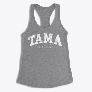 Tama Iowa Urban Vibe Women's Racerback Tank
