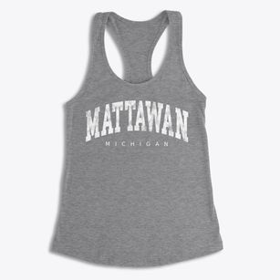 Mattawan Michigan Urban Vibe Women's Racerback Tank