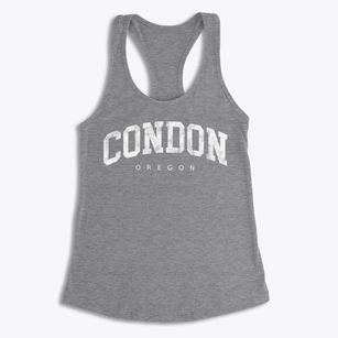 Condon Oregon Urban Vibe Women's Racerback Tank