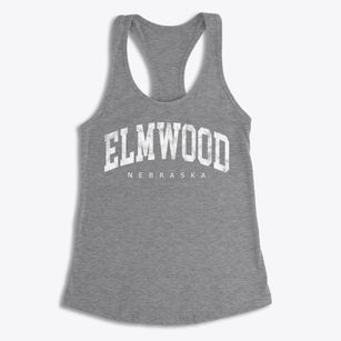 Elmwood Nebraska Urban Vibe Women's Racerback Tank