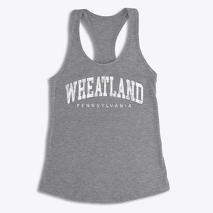 Wheatland Pennsylvania Urban Vibe Women's Racerback Tank