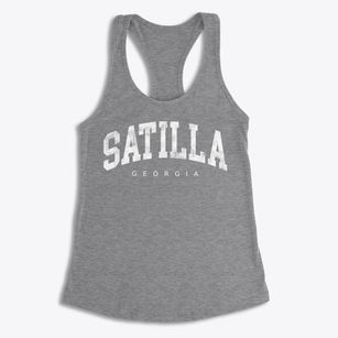 Satilla Georgia Urban Vibe Women's Racerback Tank