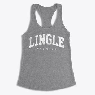Lingle Wyoming Urban Vibe Women's Racerback Tank
