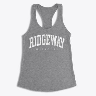 Ridgeway Missouri Urban Vibe Women's Racerback Tank