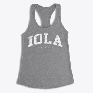 Iola Texas Urban Vibe Women's Racerback Tank