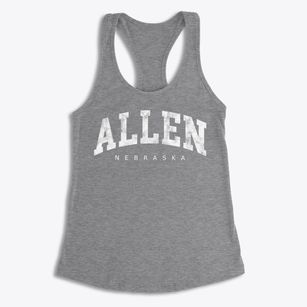 Allen Nebraska Urban Vibe Women's Racerback Tank