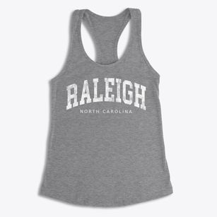 Raleigh North Carolina Urban Vibe Women's Racerback Tank