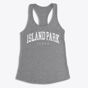 Island Park Idaho Urban Vibe Women's Racerback Tank