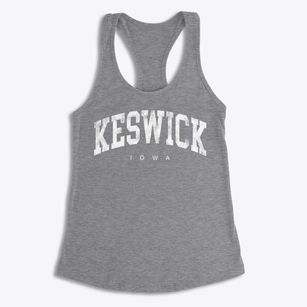Keswick Iowa Urban Vibe Women's Racerback Tank
