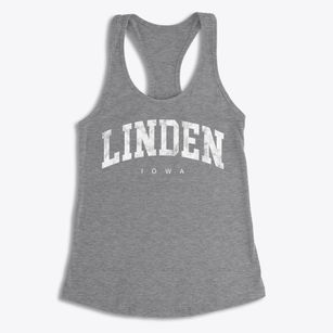 Linden Iowa Urban Vibe Women's Racerback Tank