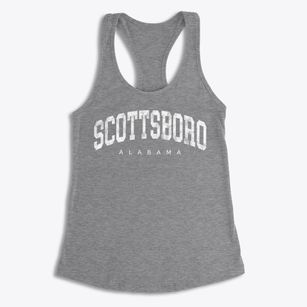 Scottsboro Alabama Urban Vibe Women's Racerback Tank