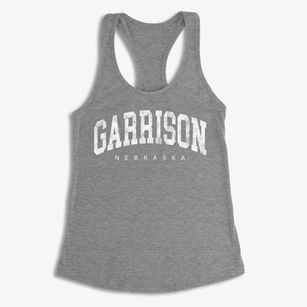 Garrison Nebraska Urban Vibe Women's Racerback Tank