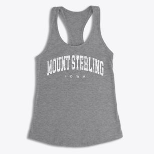 Mount Sterling Iowa Urban Vibe Women's Racerback Tank