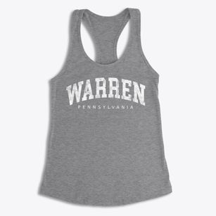 Warren Pennsylvania Urban Vibe Women's Racerback Tank