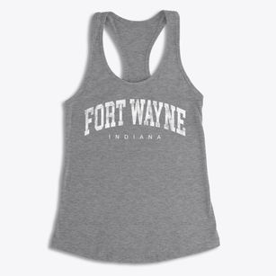 Fort Wayne Indiana Urban Vibe Women's Racerback Tank