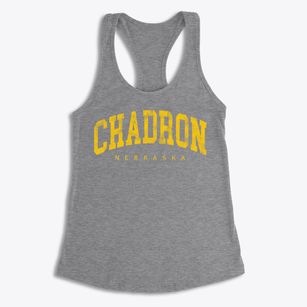 Chadron Nebraska Urban Vibe Women's Racerback Tank
