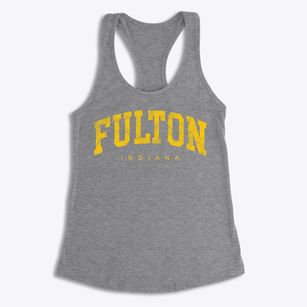 Fulton Indiana Urban Vibe Women's Racerback Tank