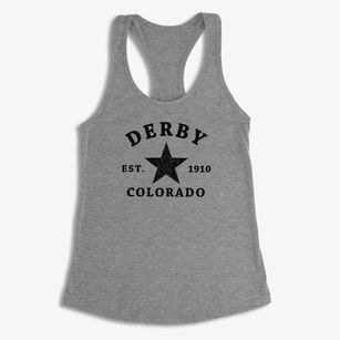 Derby Colorado Star Women's Racerback Tank