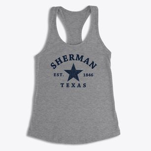 Sherman Texas Star Women's Racerback Tank