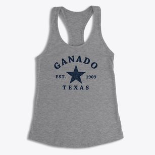 Ganado Texas Star Women's Racerback Tank