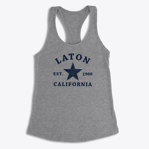 Laton California Star Women's Racerback Tank