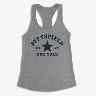 Pittsfield New York Star Women's Racerback Tank