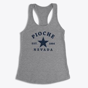 Pioche Nevada Star Women's Racerback Tank