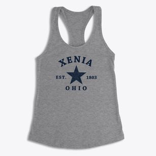 Xenia Ohio Star Women's Racerback Tank