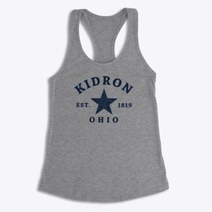 Kidron Ohio Star Women's Racerback Tank